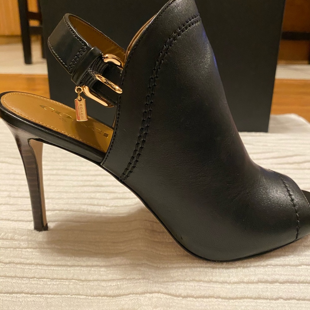 Coach Kearney Semi Matte Calf Heel